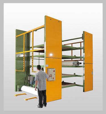 AUTOMATIC ROTATING WAREHOUSE FOR FABRIC ROLLS